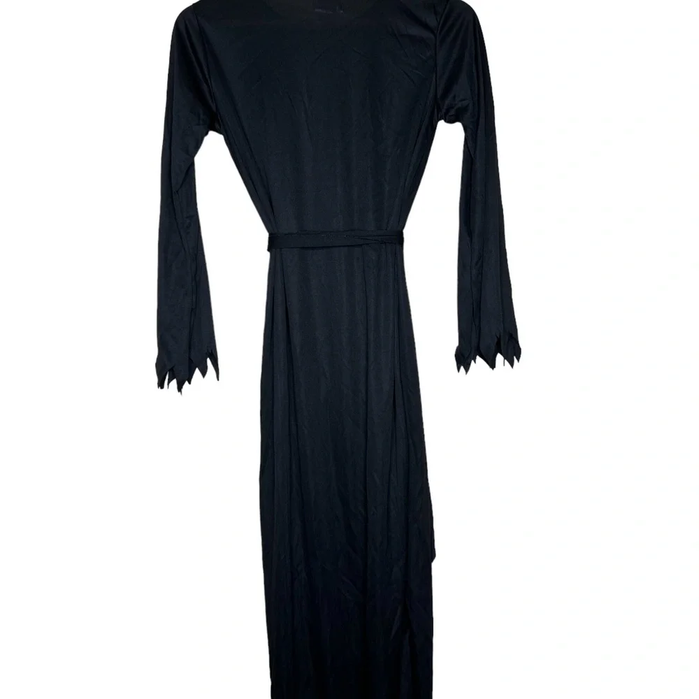 Spirit Halloween Hooded Unknown Phantom Costume Black Kid Large